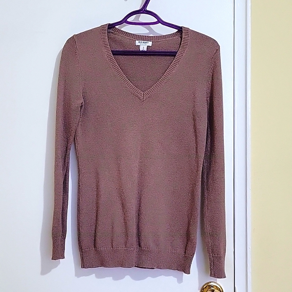 OLD NAVY mauve sweater
